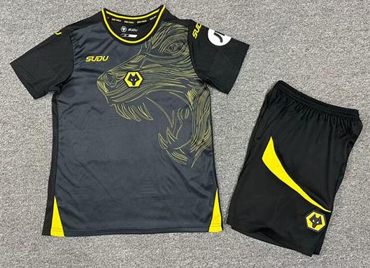 CAMISETA SEGUNDA EQUIPACIÓN WOLVERHAMPTON 24/25 VERSIÓN INFANTIL