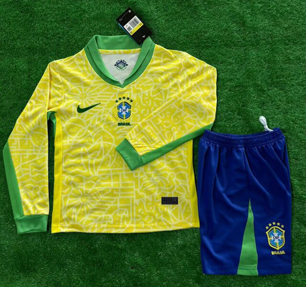 CAMISETA PRIMERA EQUIPACIÓN BRASIL 2024 VERSIÓN INFANTIL