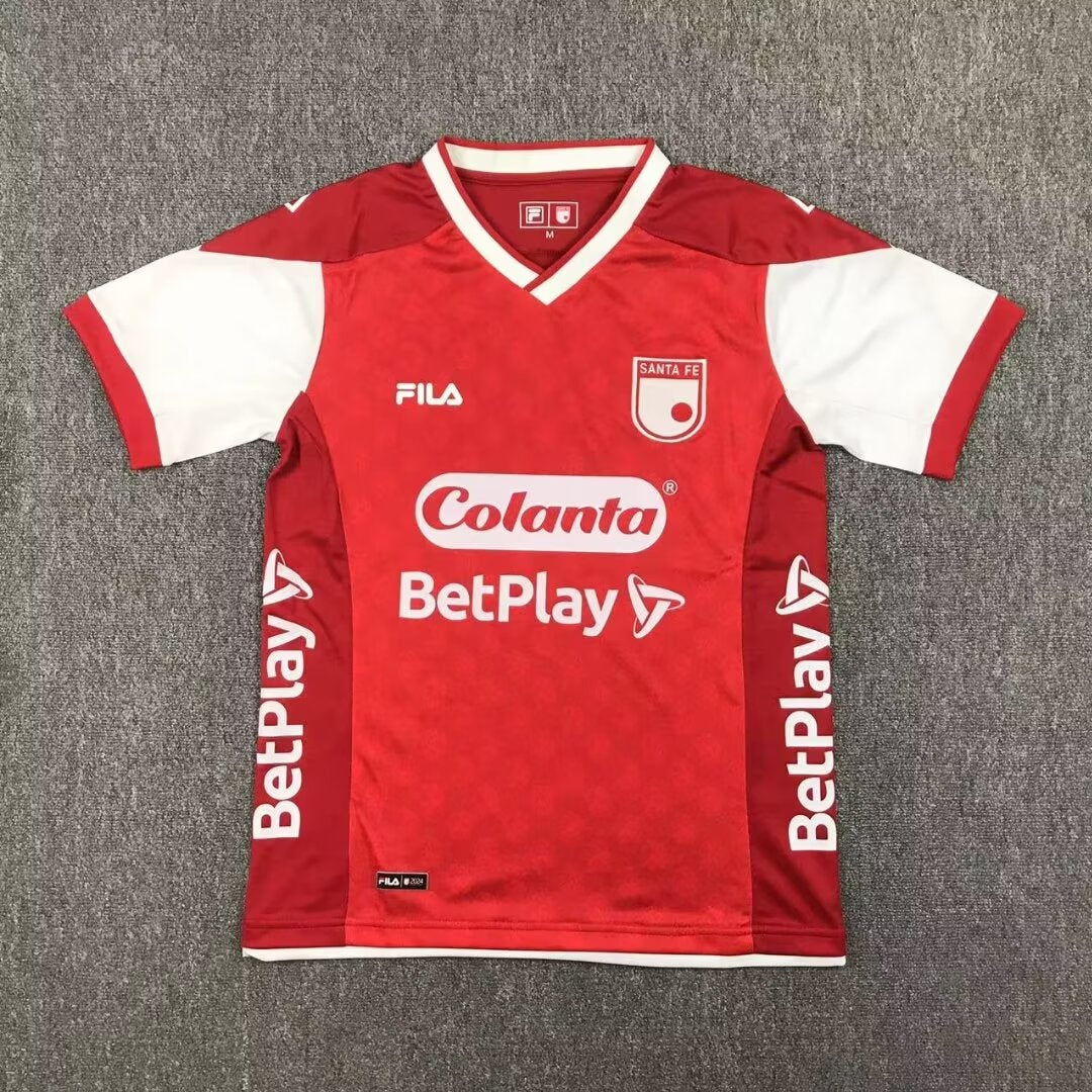 CAMISETA PRIMERA EQUIPACIÓN INDEPENDIENTE SANTA FE 2024 VERSIÓN FAN