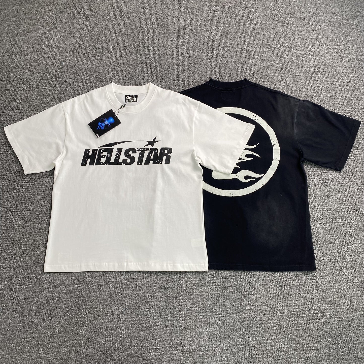 HELLSTAR CLASSIC LOGO GEL PRINT T-SHIRT