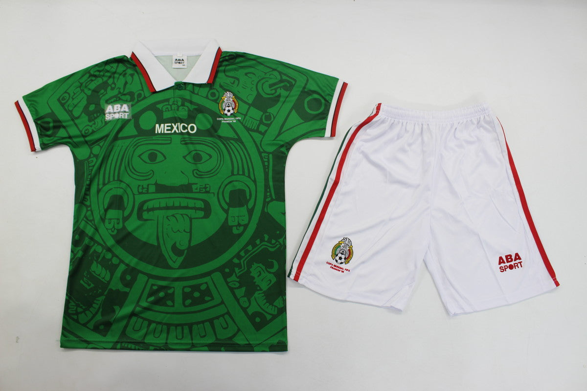 CAMISETA PRIMERA EQUIPACIÓN MÉXICO 1998 INFANTIL