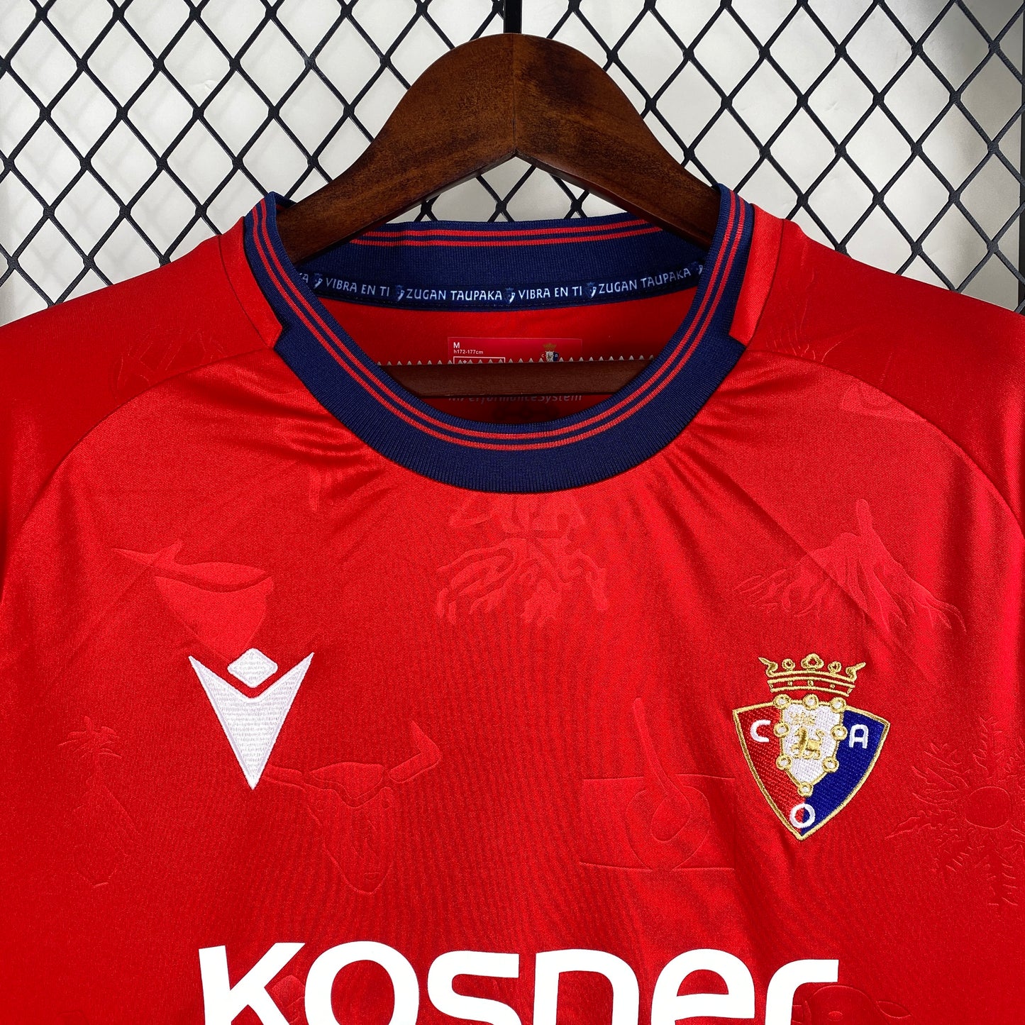 CAMISETA PRIMERA EQUIPACIÓN OSASUNA 24/25 VERSIÓN FAN