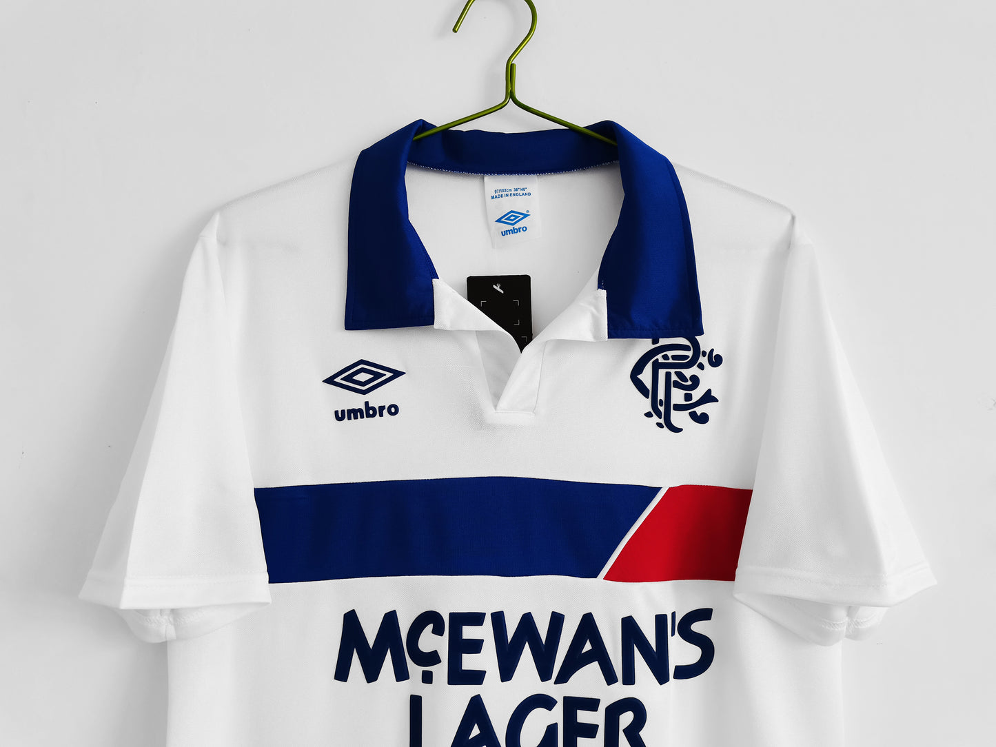 CAMISETA SEGUNDA EQUIPACIÓN RANGERS 1984/87