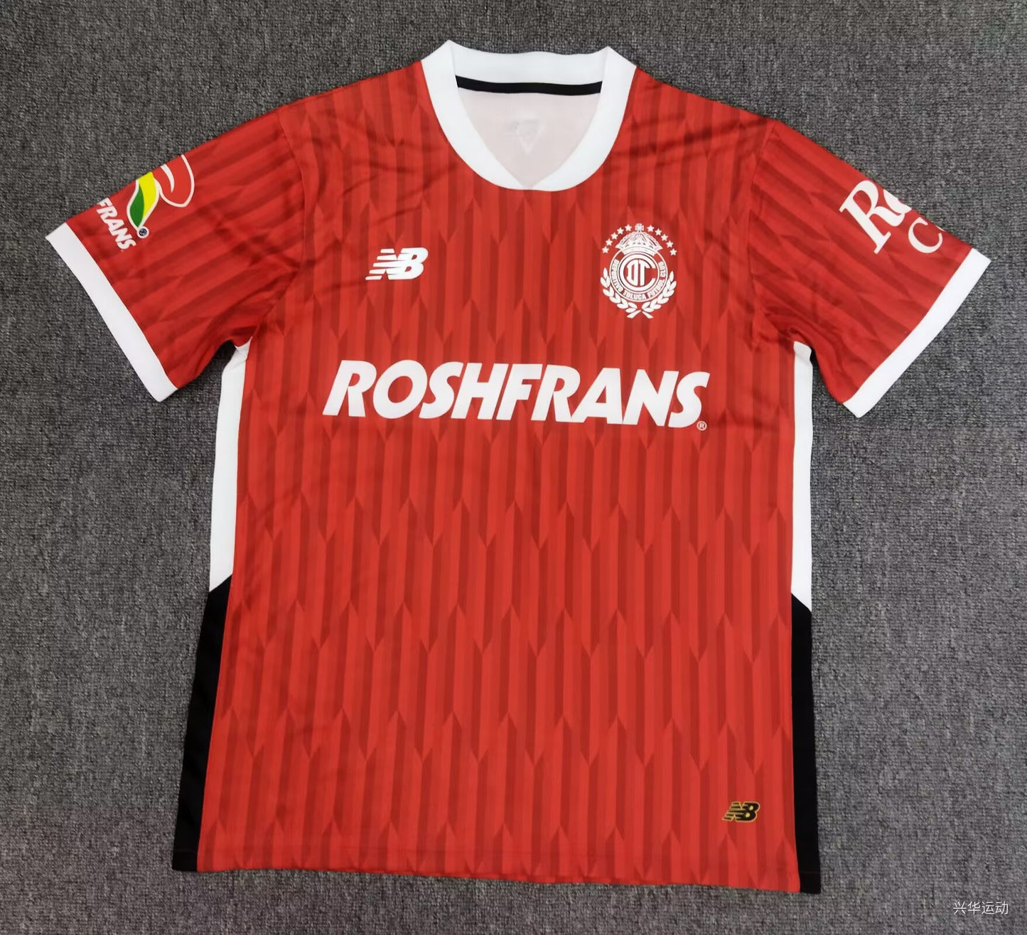 CAMISETA PRIMERA EQUIPACIÓN TOLUCA 2024 VERSIÓN FAN