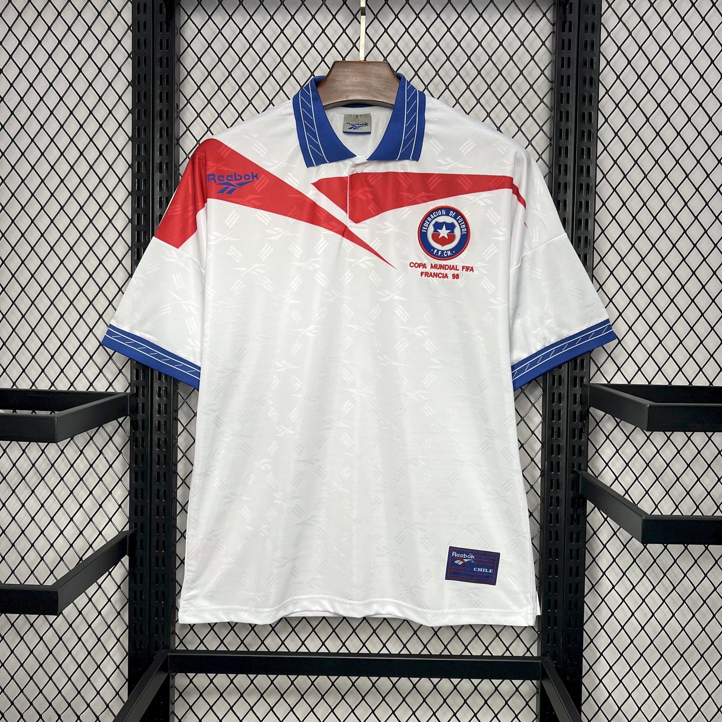 CAMISETA SEGUNDA EQUIPACIÓN CHILE 1998