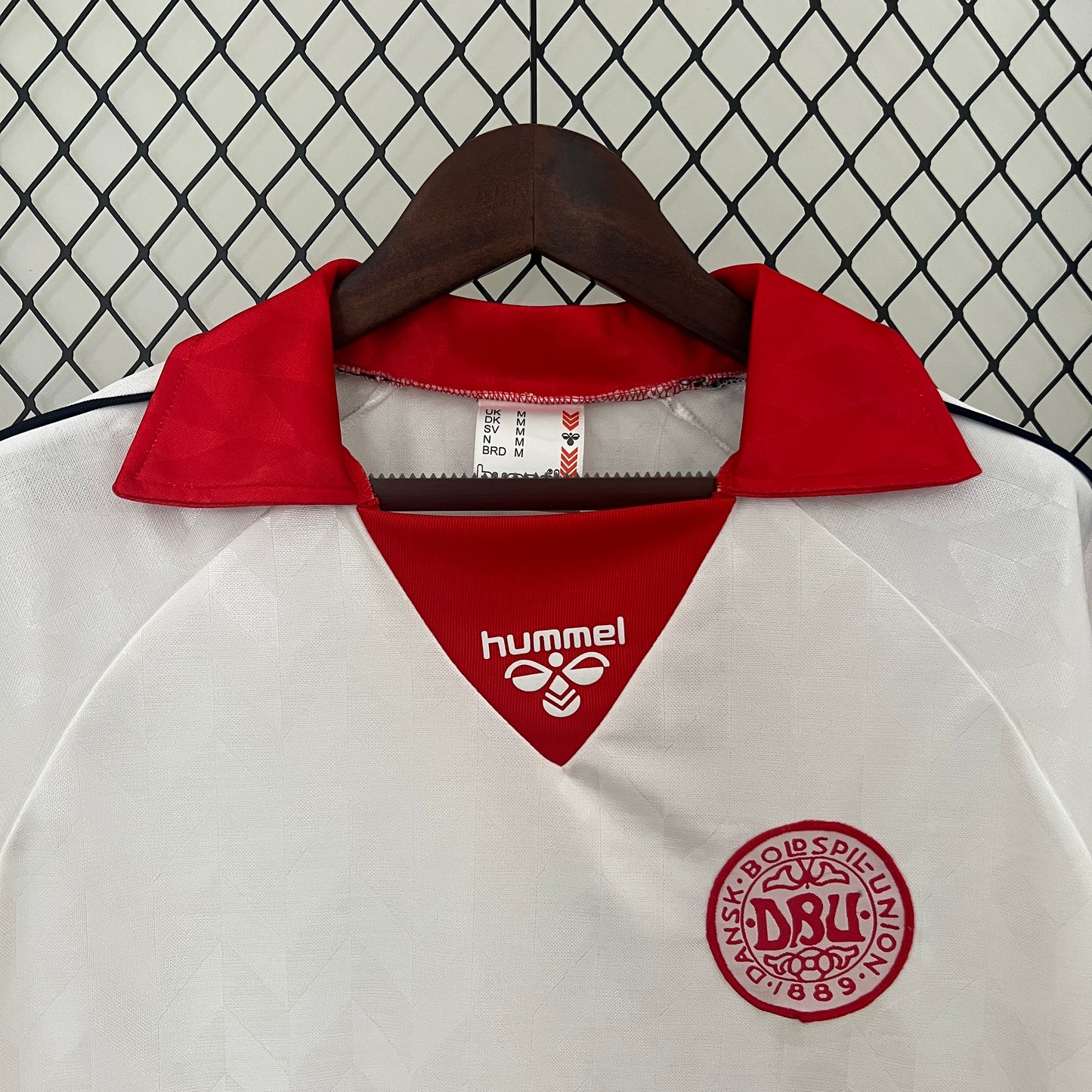 CAMISETA SEGUNDA EQUIPACIÓN DINAMARCA 1988