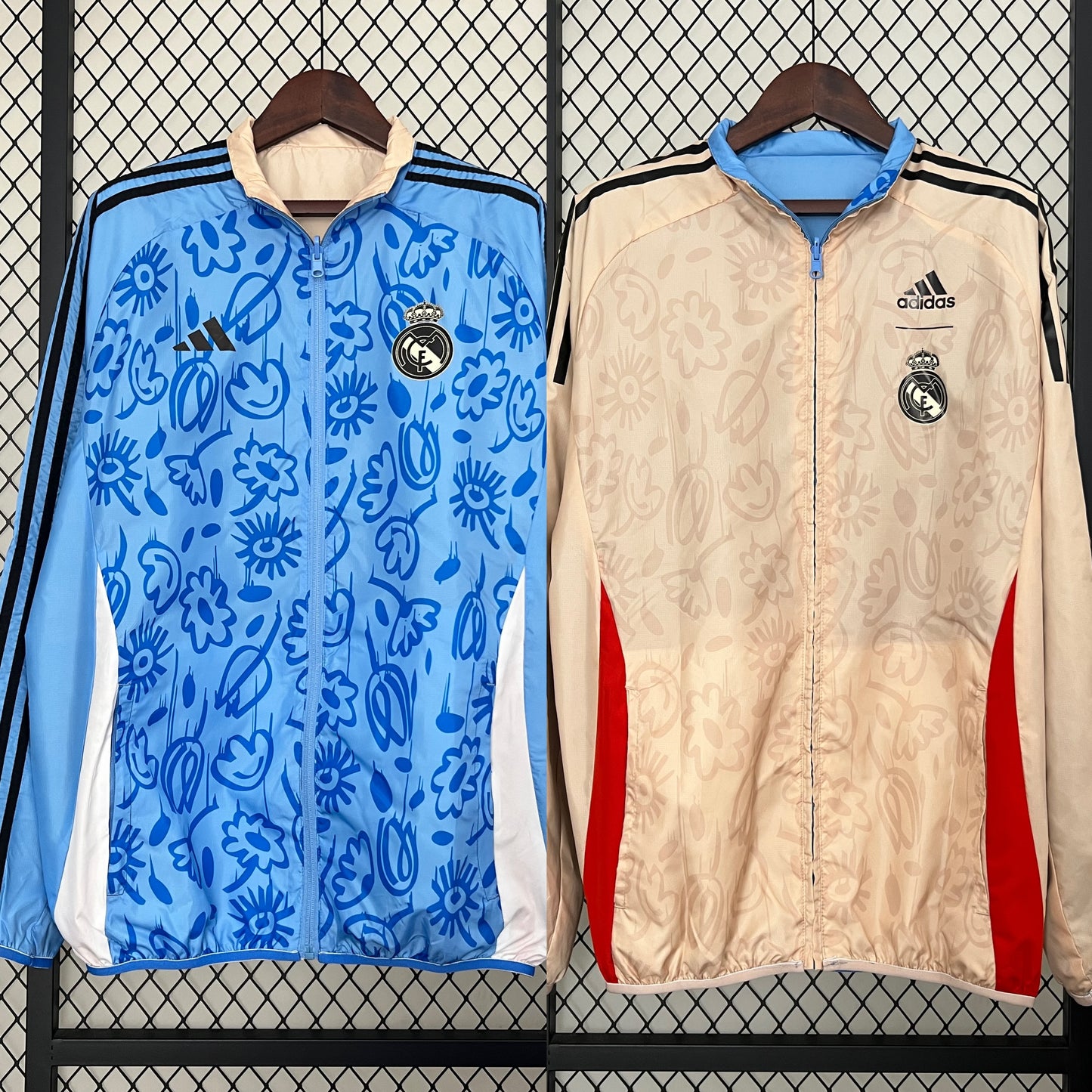 CORTAVIENTOS REAL MADRID REVERSIBLE