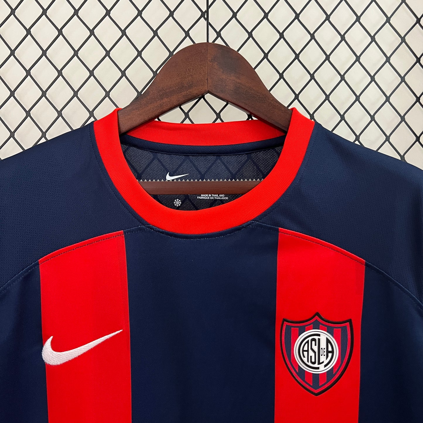 CAMISETA PRIMERA EQUIPACIÓN SAN LORENZO 2024 VERSIÓN FAN