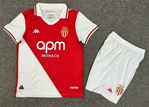 CAMISETA PRIMERA EQUIPACIÓN AS MÓNACO 24/25 VERSIÓN INFANTIL