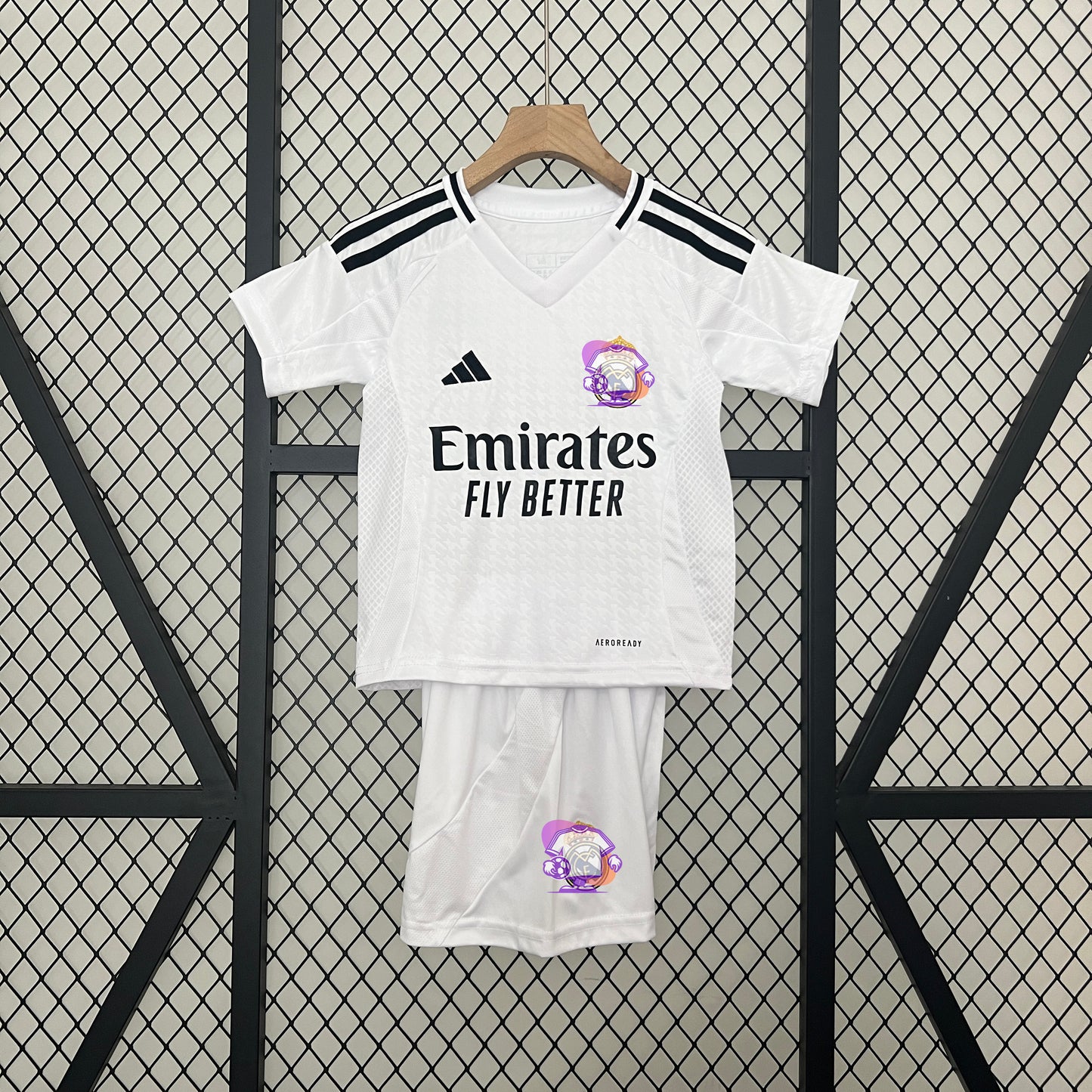 CAMISETA PRIMERA EQUIPACIÓN REAL MADRID 24/25 VERSIÓN INFANTIL