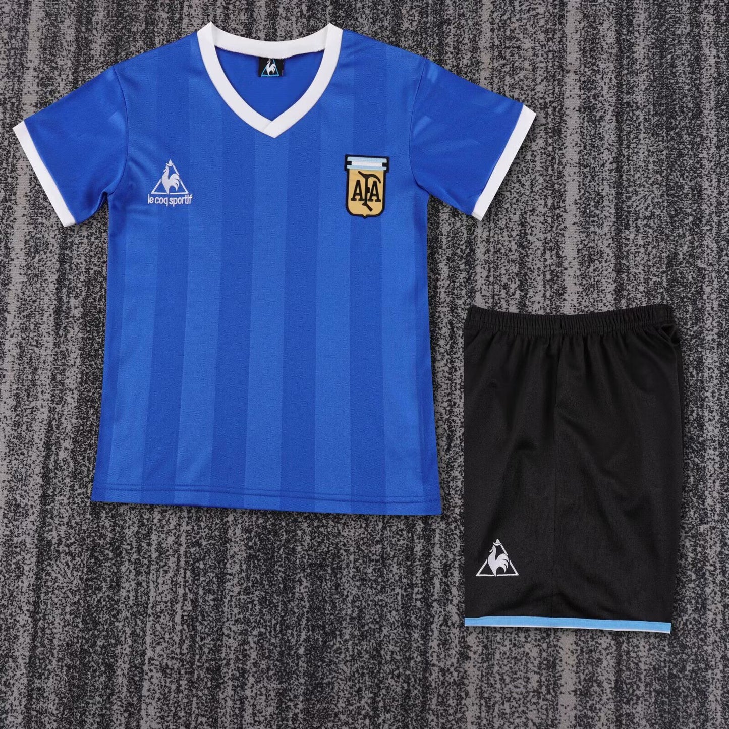 CAMISETA SEGUNDA EQUIPACIÓN ARGENTINA 1986 INFANTIL