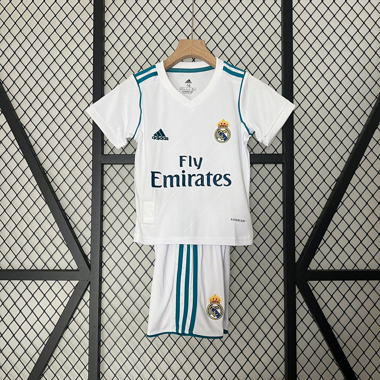 CAMISETA PRIMERA EQUIPACIÓN REAL MADRID 2017/18 INFANTIL