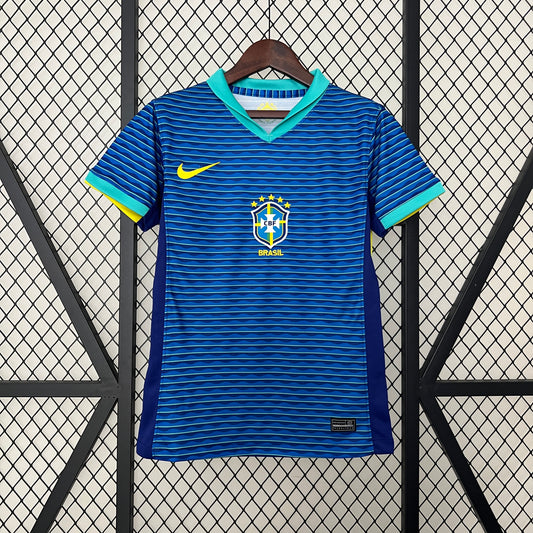 CAMISETA SEGUNDA EQUIPACIÓN BRASIL 2024 VERSIÓN FEMENINA