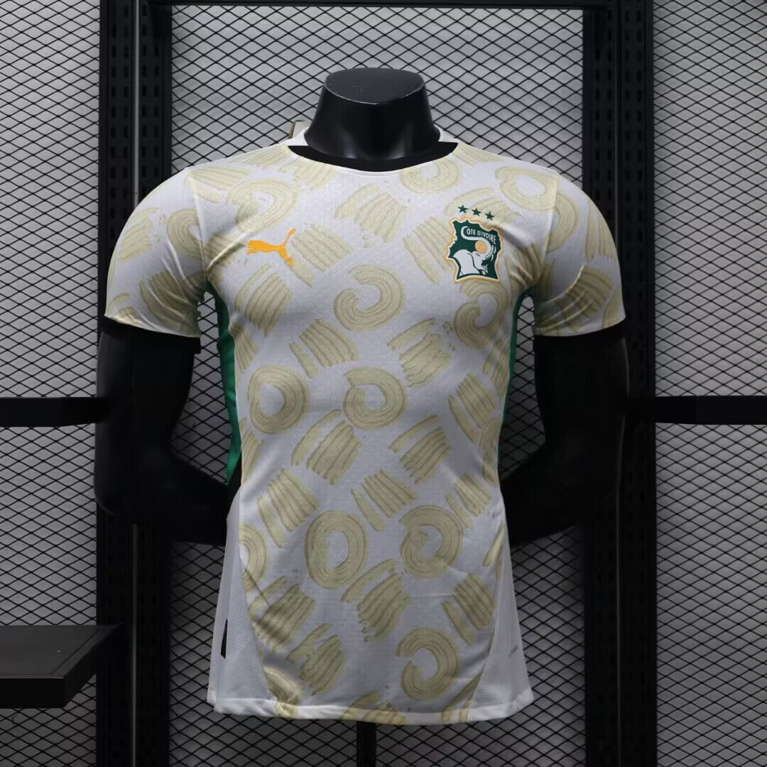 CAMISETA SEGUNDA EQUIPACIÓN COSTA DE MARFIL 2024 VERSIÓN JUGADOR