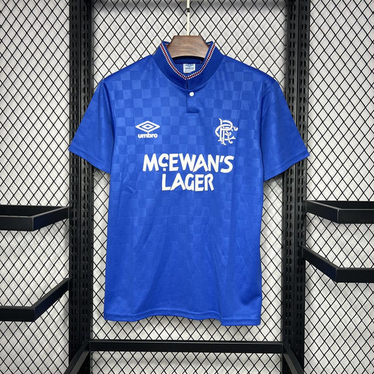 CAMISETA PRIMERA EQUIPACIÓN RANGERS 1987/90