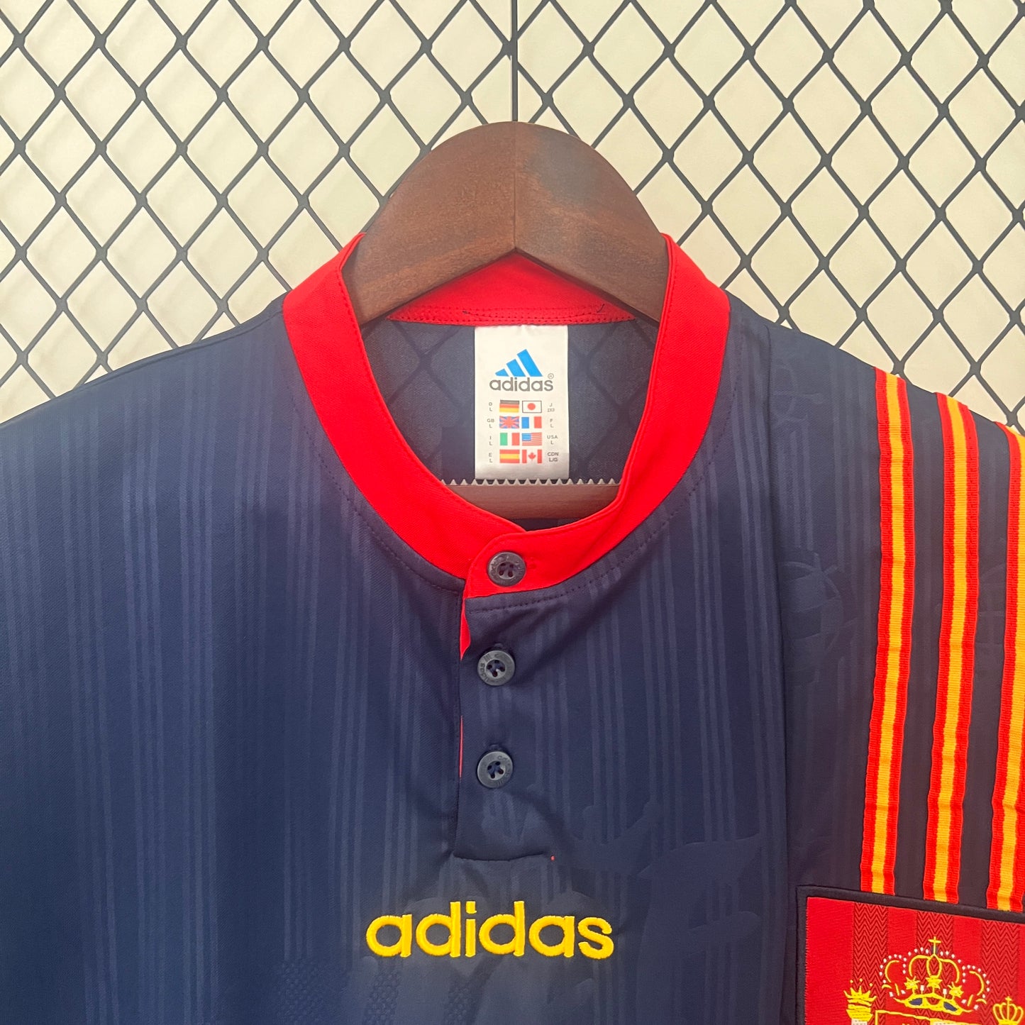 CAMISETA SEGUNDA EQUIPACIÓN ESPAÑA 1996