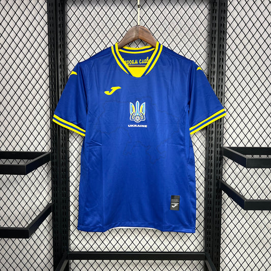 CAMISETA SEGUNDA EQUIPACIÓN UCRANIA 2024 VERSIÓN FAN