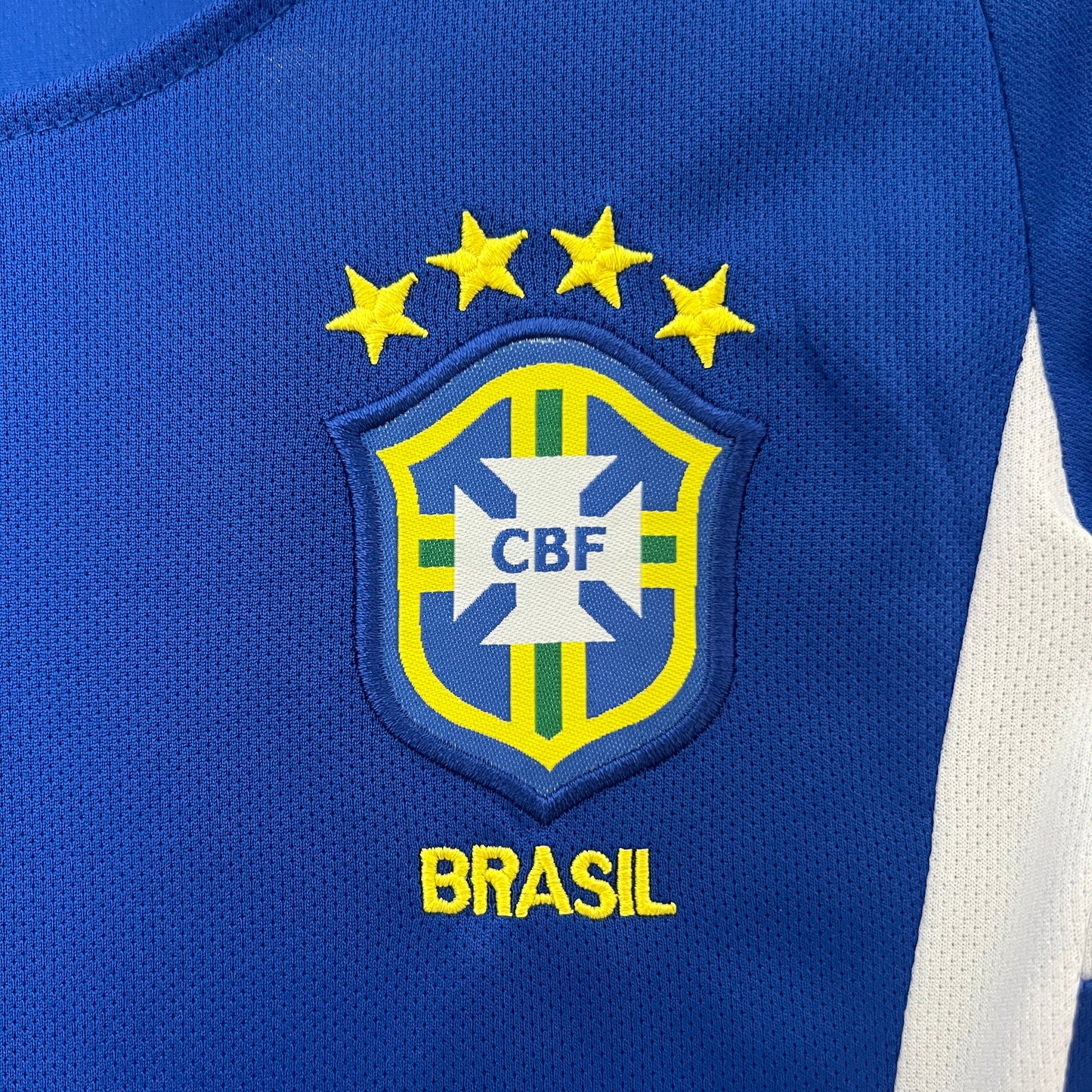 CAMISETA SEGUNDA EQUIPACIÓN BRASIL 2002 INFANTIL