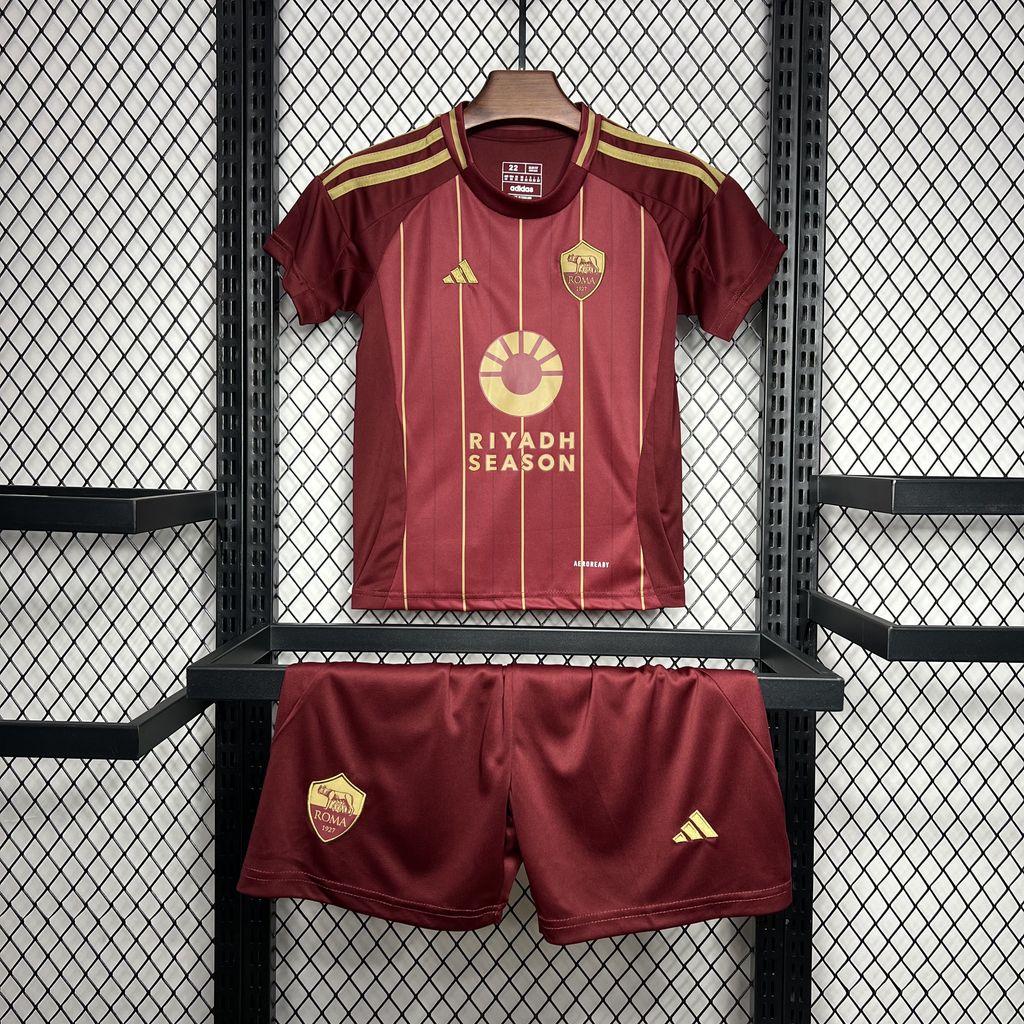 CAMISETA PRIMERA EQUIPACIÓN AS ROMA 24/25 VERSIÓN INFANTIL