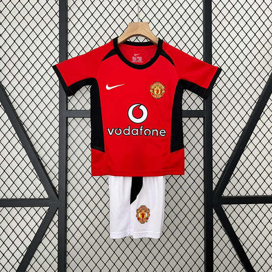 CAMISETA PRIMERA EQUIPACIÓN MANCHESTER UNITED 2002/04 INFANTIL