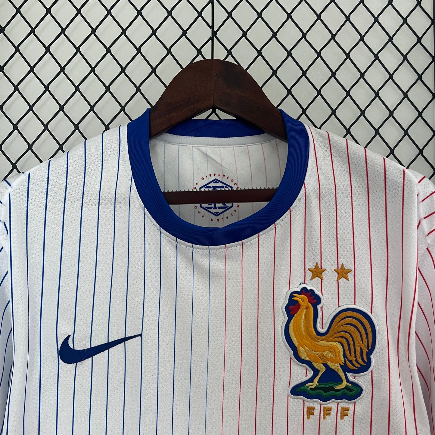 CAMISETA SEGUNDA EQUIPACIÓN FRANCIA 2024 VERSIÓN FAN