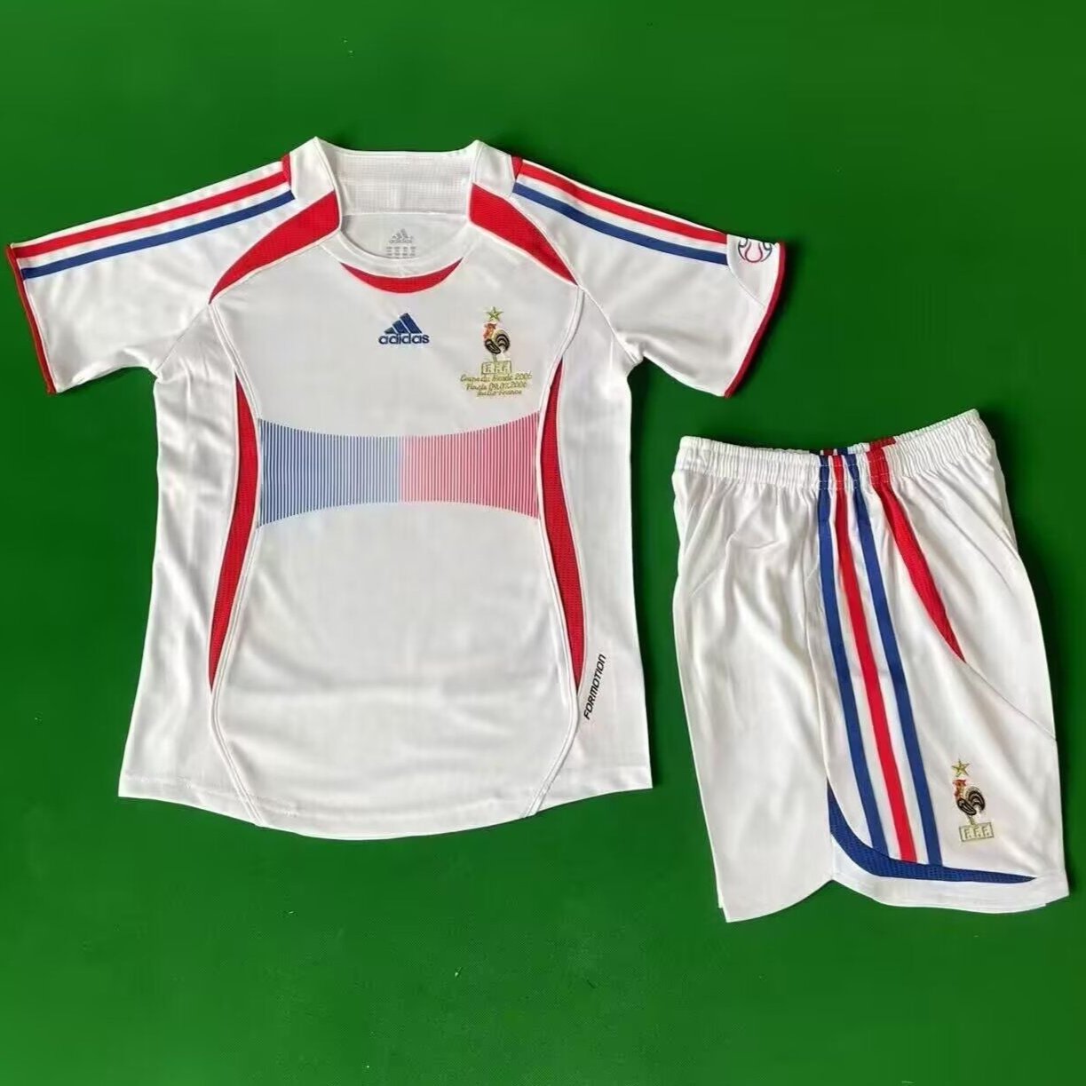 CAMISETA SEGUNDA EQUIPACIÓN FRANCIA 2006 INFANTIL