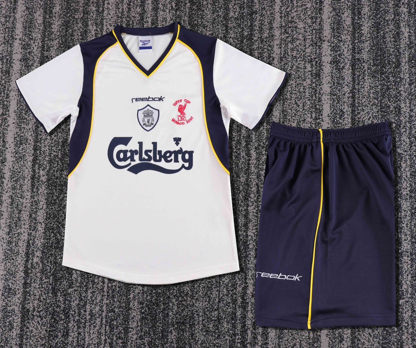 CAMISETA SEGUNDA EQUIPACIÓN LIVERPOOL 2001/02 INFANTIL