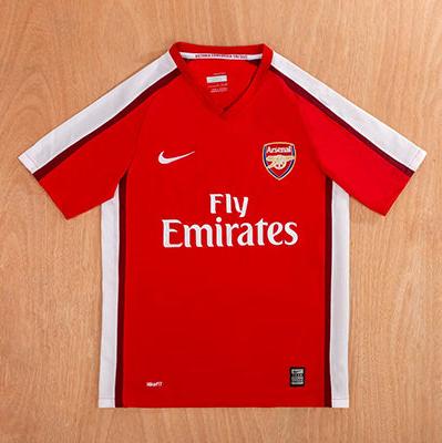 CAMISETA PRIMERA EQUIPACIÓN ARSENAL 2008/10