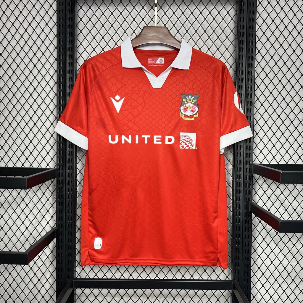 CAMISETA PRIMERA EQUIPACIÓN WREXHAM 24/25 VERSIÓN FAN