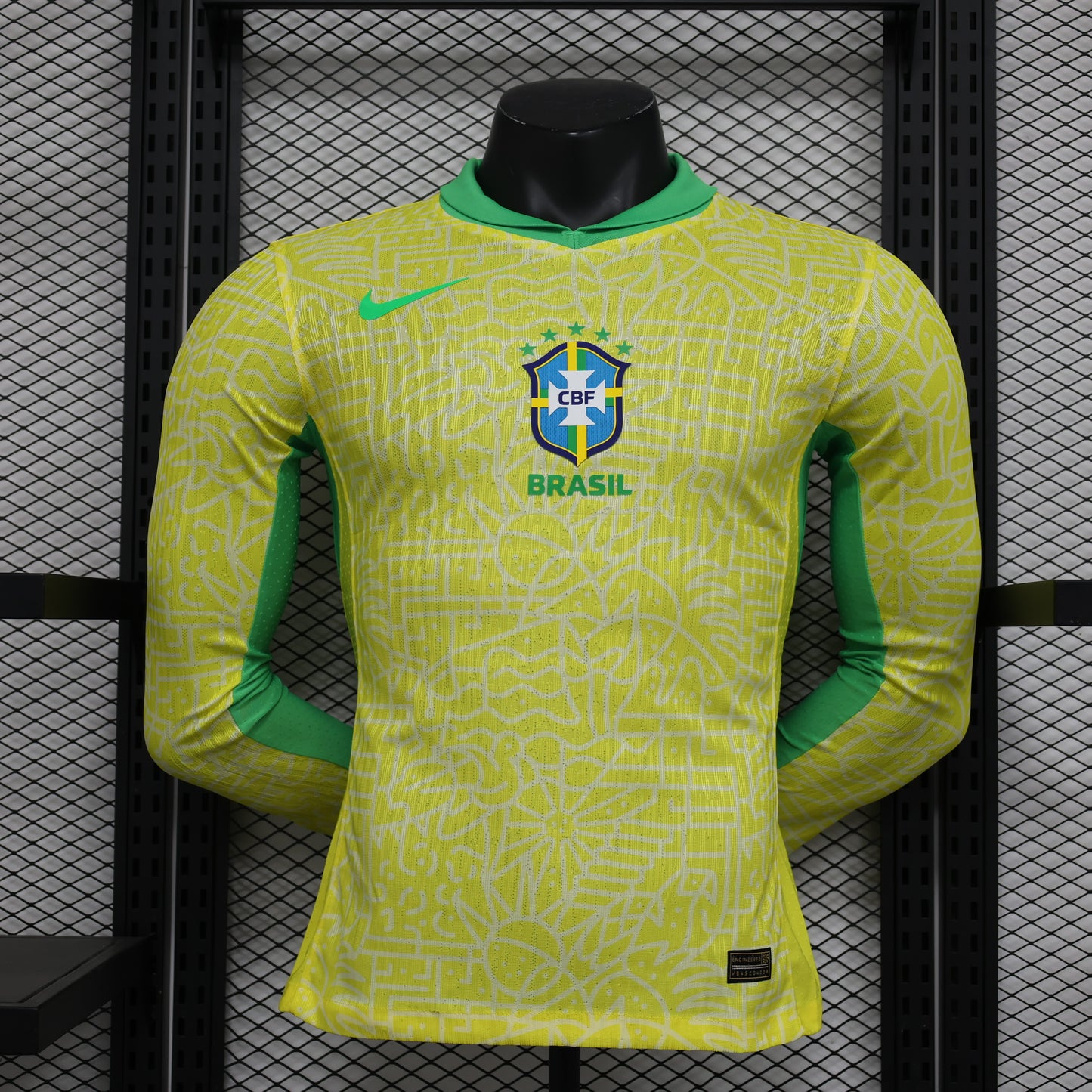 CAMISETA PRIMERA EQUIPACIÓN BRASIL 2024 VERSIÓN JUGADOR