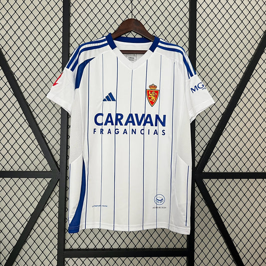 CAMISETA PRIMERA EQUIPACIÓN REAL ZARAGOZA 24/25 VERSIÓN FAN