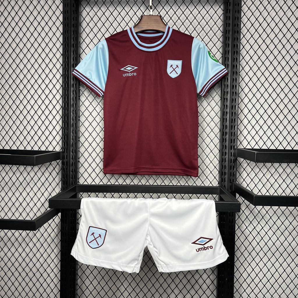 CAMISETA PRIMERA EQUIPACIÓN WEST HAM 24/25 VERSIÓN INFANTIL