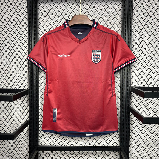 CAMISETA SEGUNDA EQUIPACIÓN INGLATERRA 2002