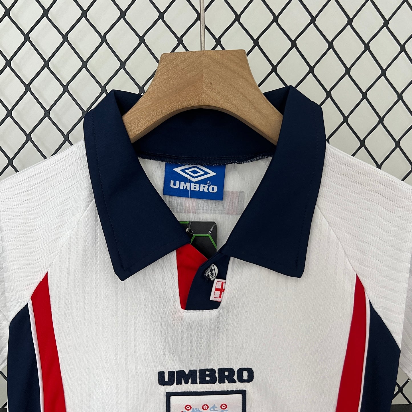 CAMISETA PRIMERA EQUIPACIÓN INGLATERRA 1998 INFANTIL