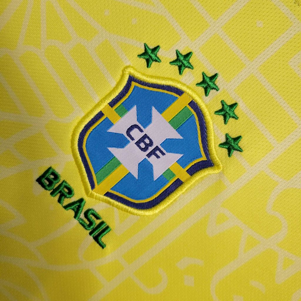 CAMISETA PRIMERA EQUIPACIÓN BRASIL 2024 VERSIÓN INFANTIL