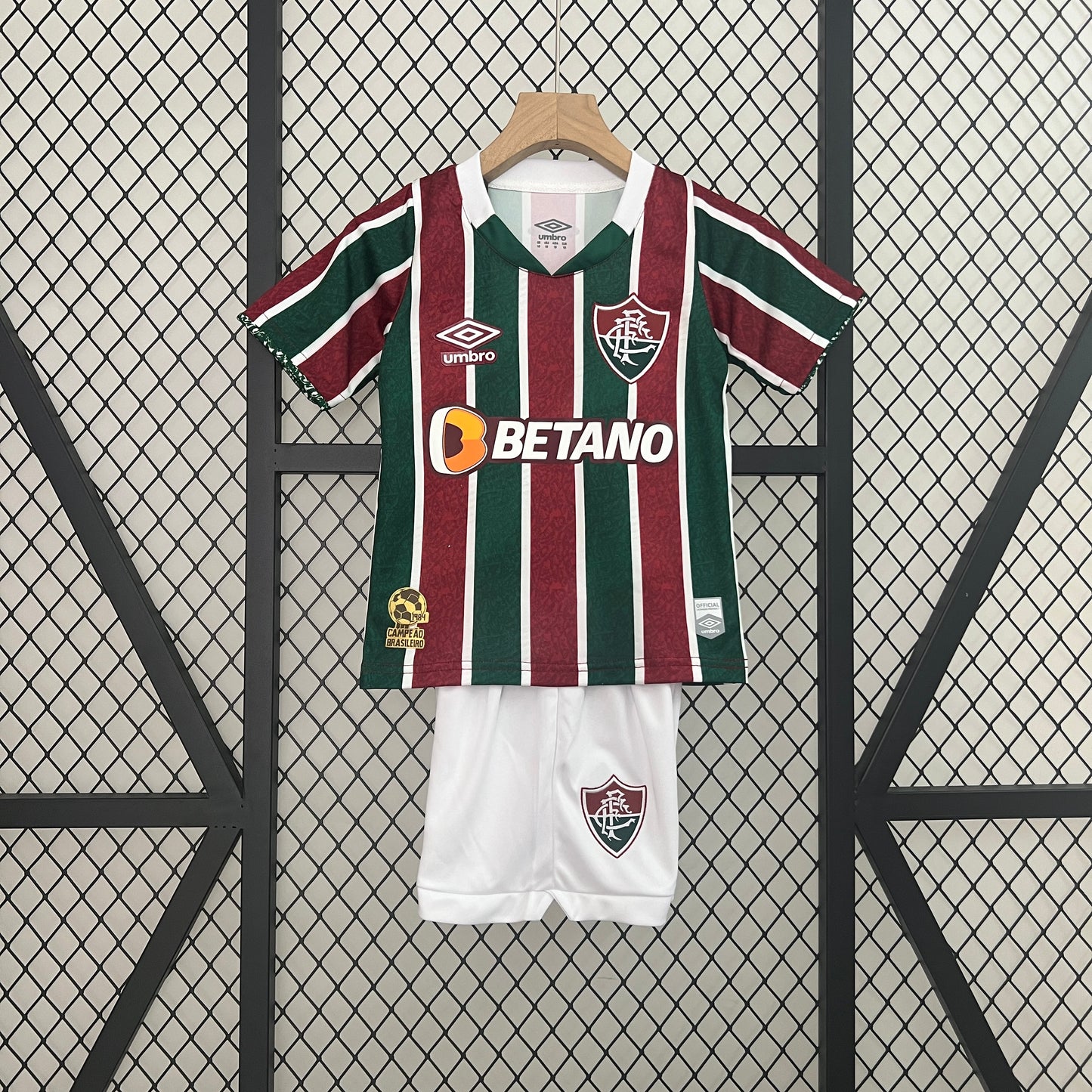 CAMISETA PRIMERA EQUIPACIÓN FLUMINENSE 2024 VERSIÓN INFANTIL