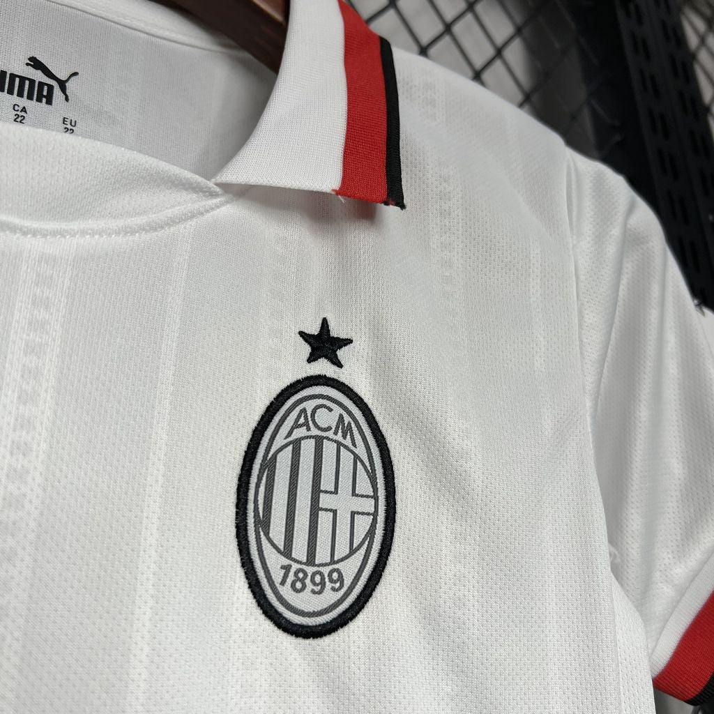 CAMISETA SEGUNDA EQUIPACIÓN AC MILAN 24/25 VERSIÓN INFANTIL