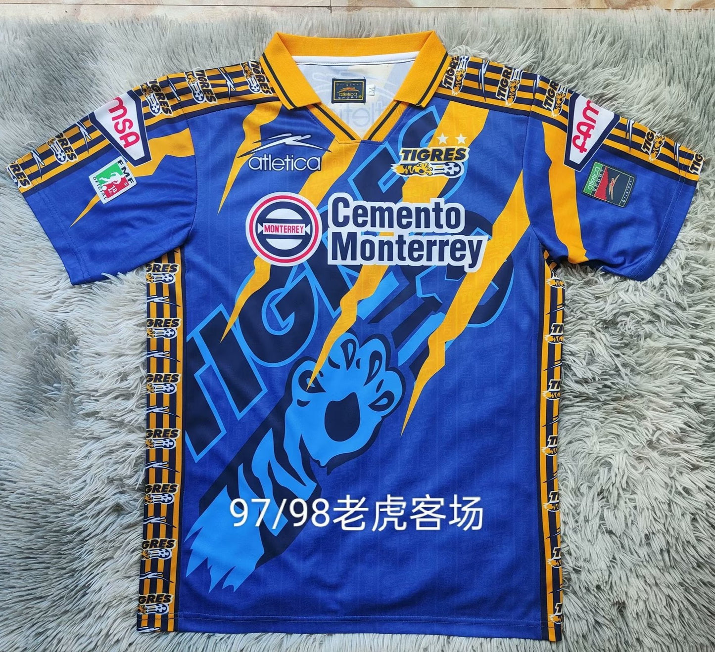 CAMISETA TERCERA EQUIPACIÓN TIGRES 1997/99