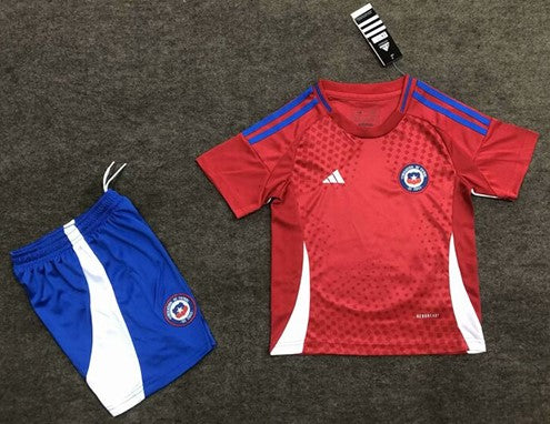 CAMISETA PRIMERA EQUIPACIÓN CHILE 2024 VERSIÓN INFANTIL