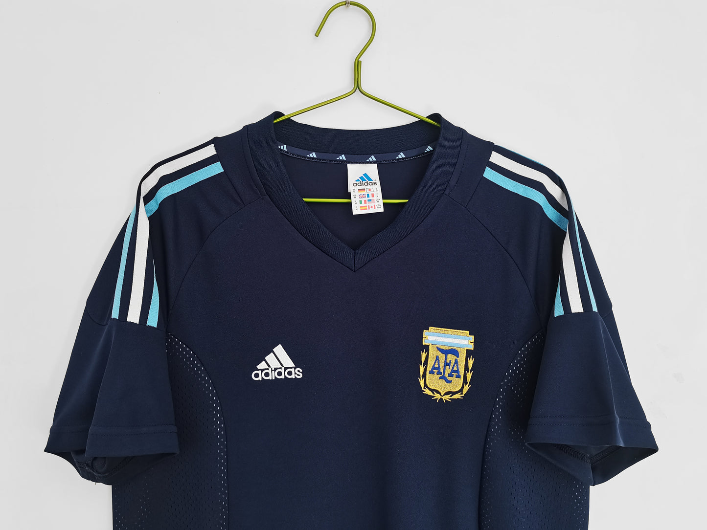 CAMISETA SEGUNDA EQUIPACIÓN ARGENTINA 2002