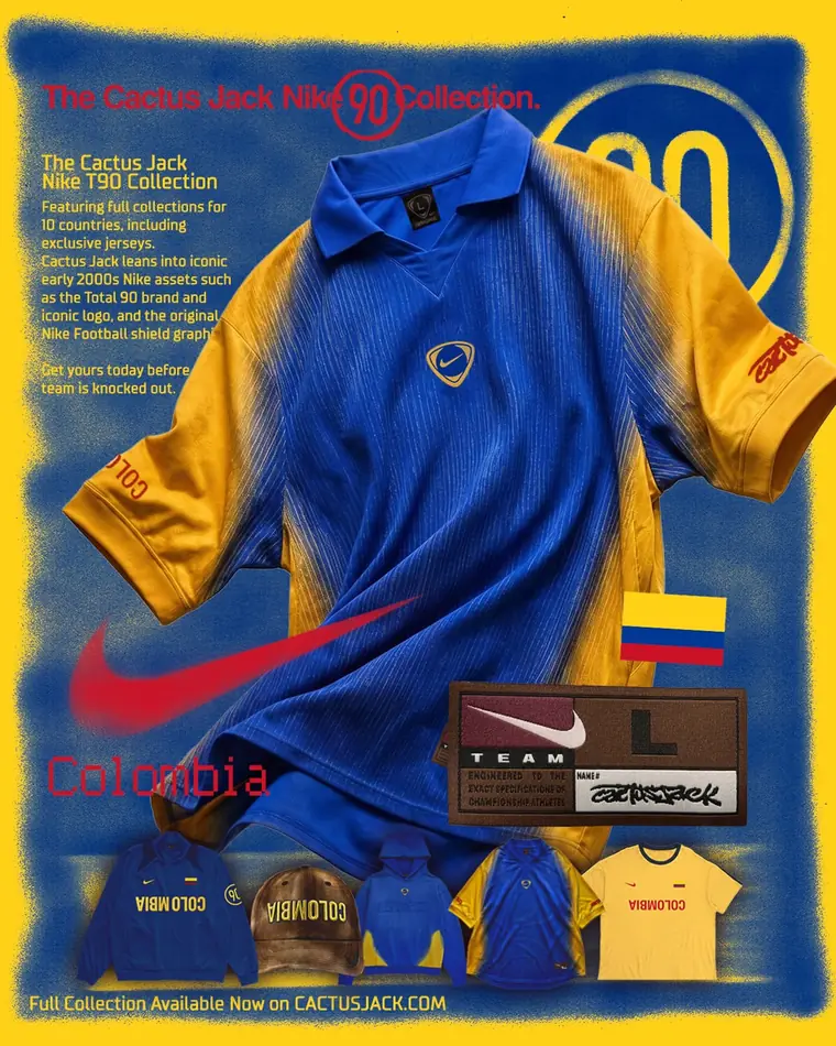 Total 90 × Cactus Jack · Colombia