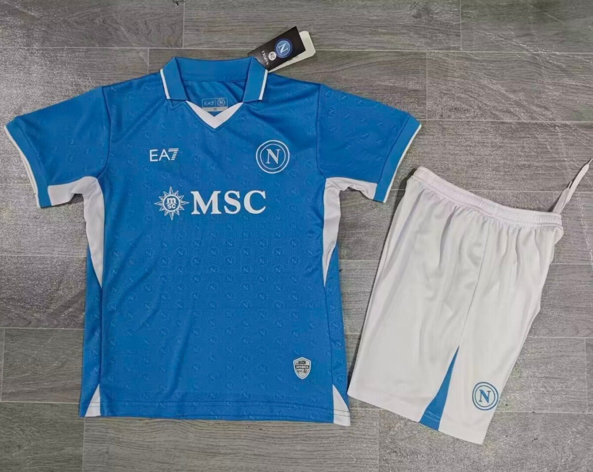 CAMISETA PRIMERA EQUIPACIÓN NAPOLI 24/25 VERSIÓN INFANTIL