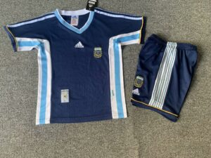 CAMISETA SEGUNDA EQUIPACIÓN ARGENTINA 1998 INFANTIL