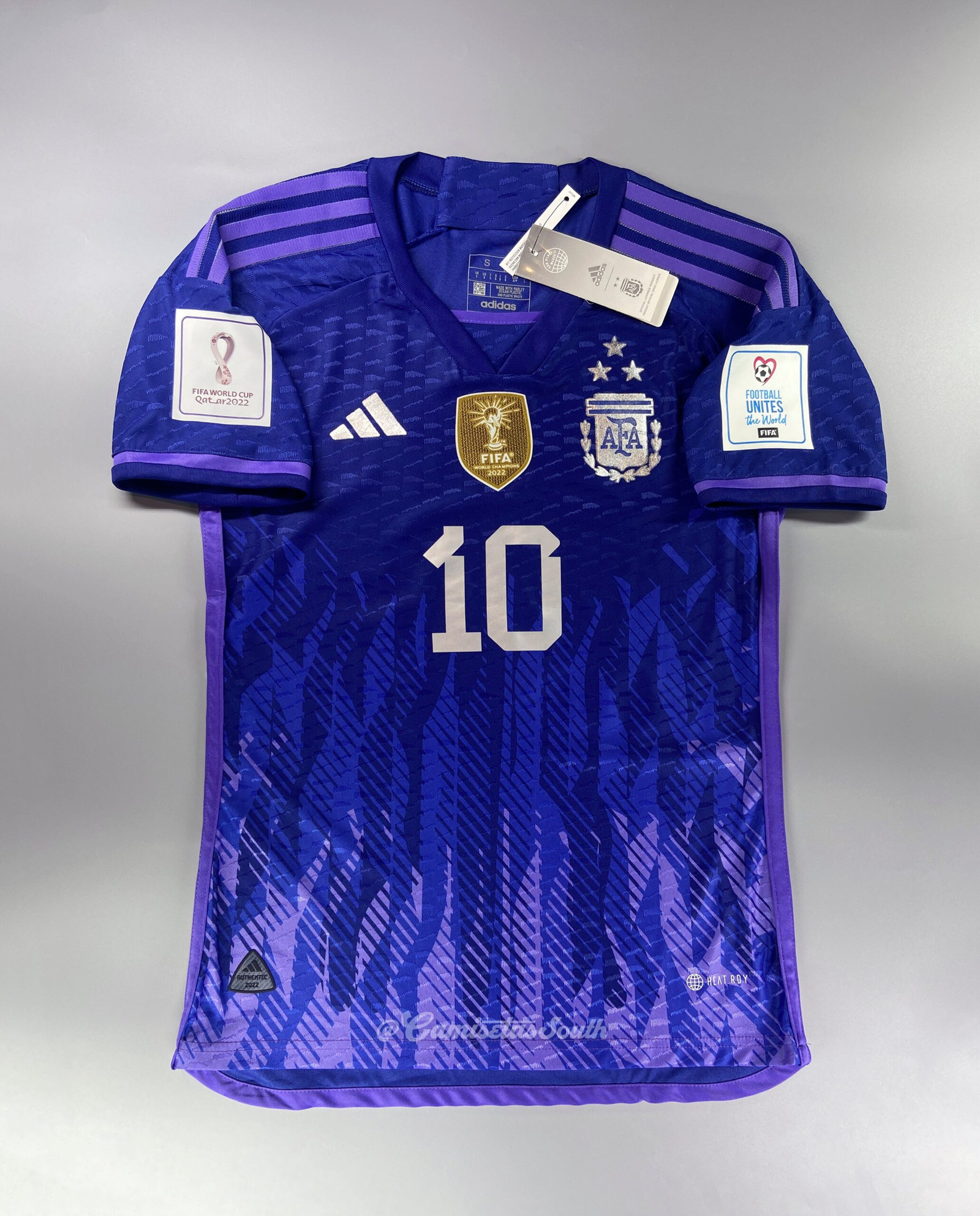 CAMISETA SEGUNDA EQUIPACIÓN ARGENTINA 2022 VERSIÓN JUGADOR - Imagen 2