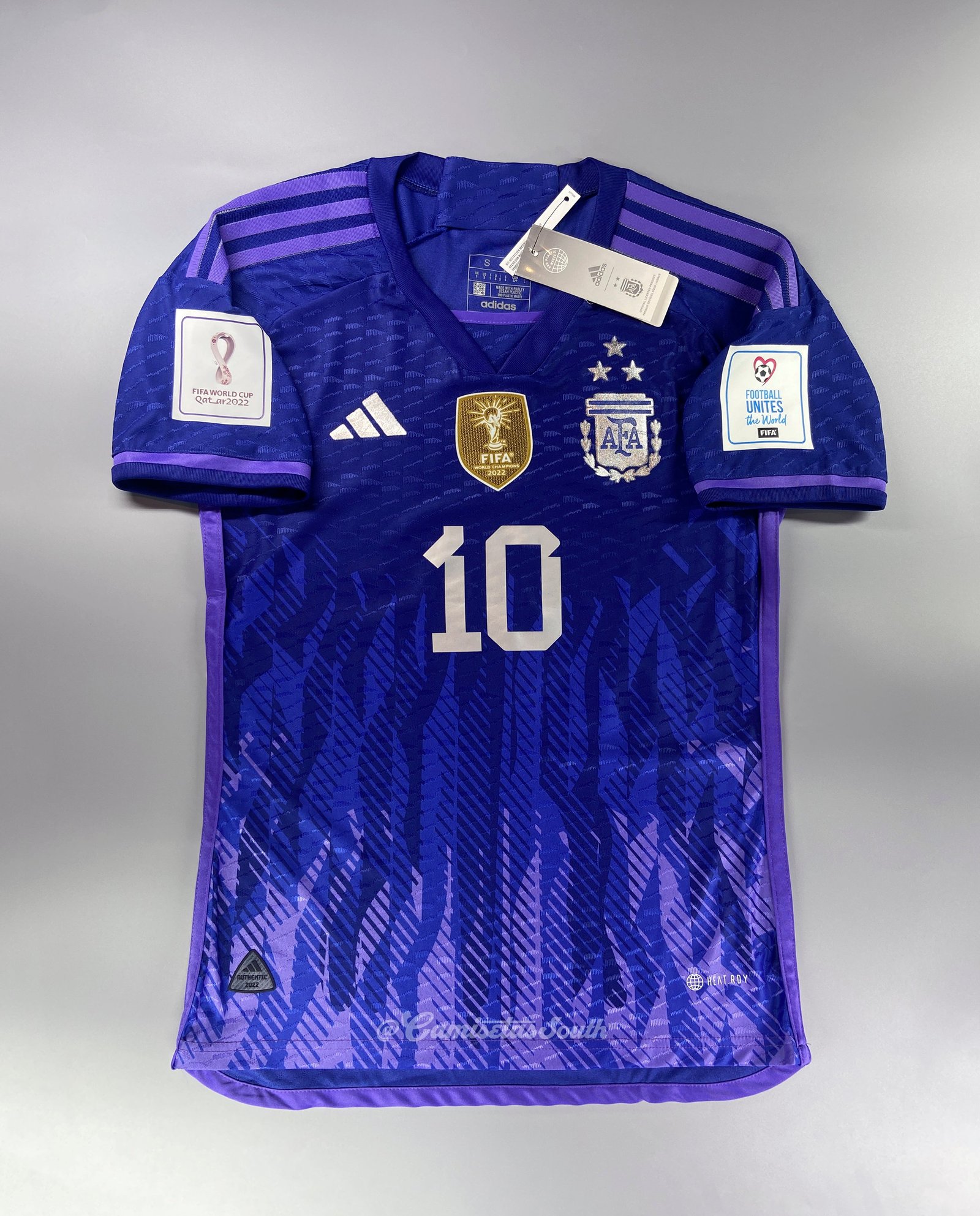 CAMISETA SEGUNDA EQUIPACIÓN ARGENTINA 2022 VERSIÓN JUGADOR - Imagen 2