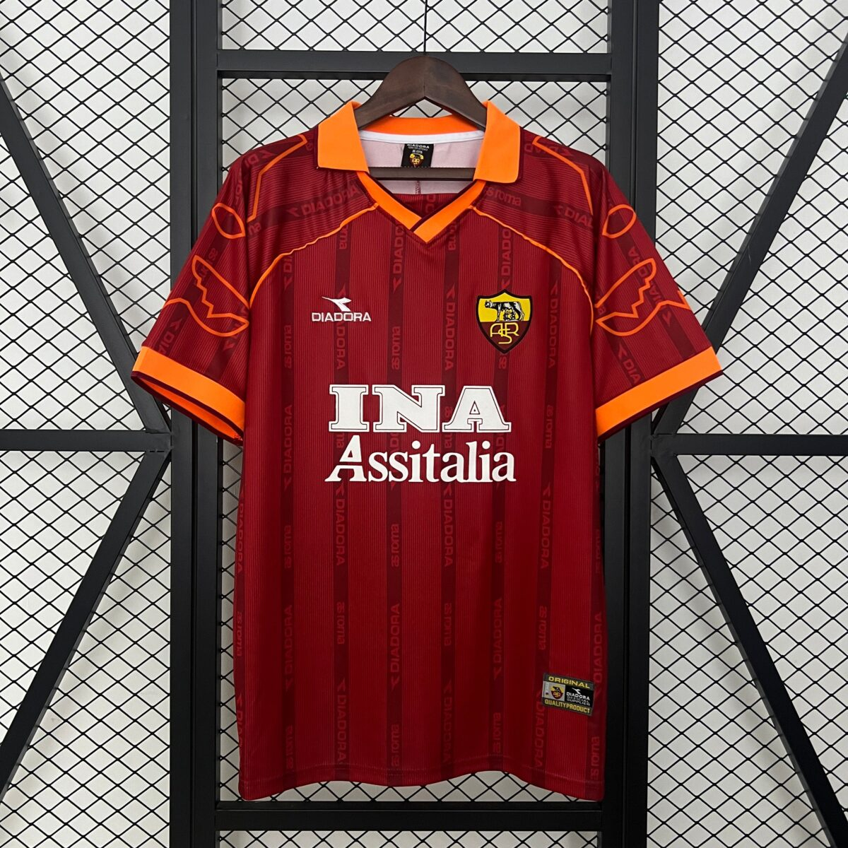 CAMISETA PRIMERA EQUIPACIÓN AS ROMA 1999/00