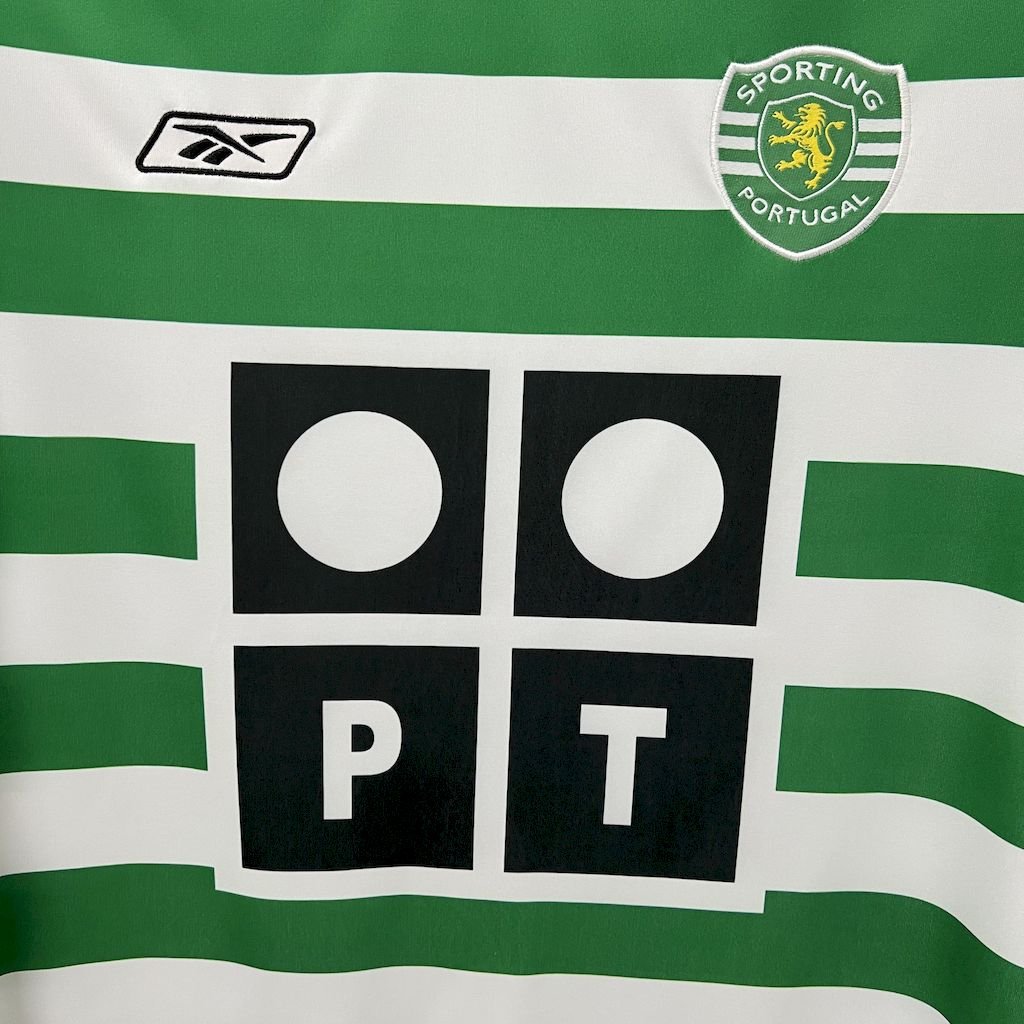 CAMISETA PRIMERA EQUIPACIÓN SPORTING CP 2003/04 - Imagen 5