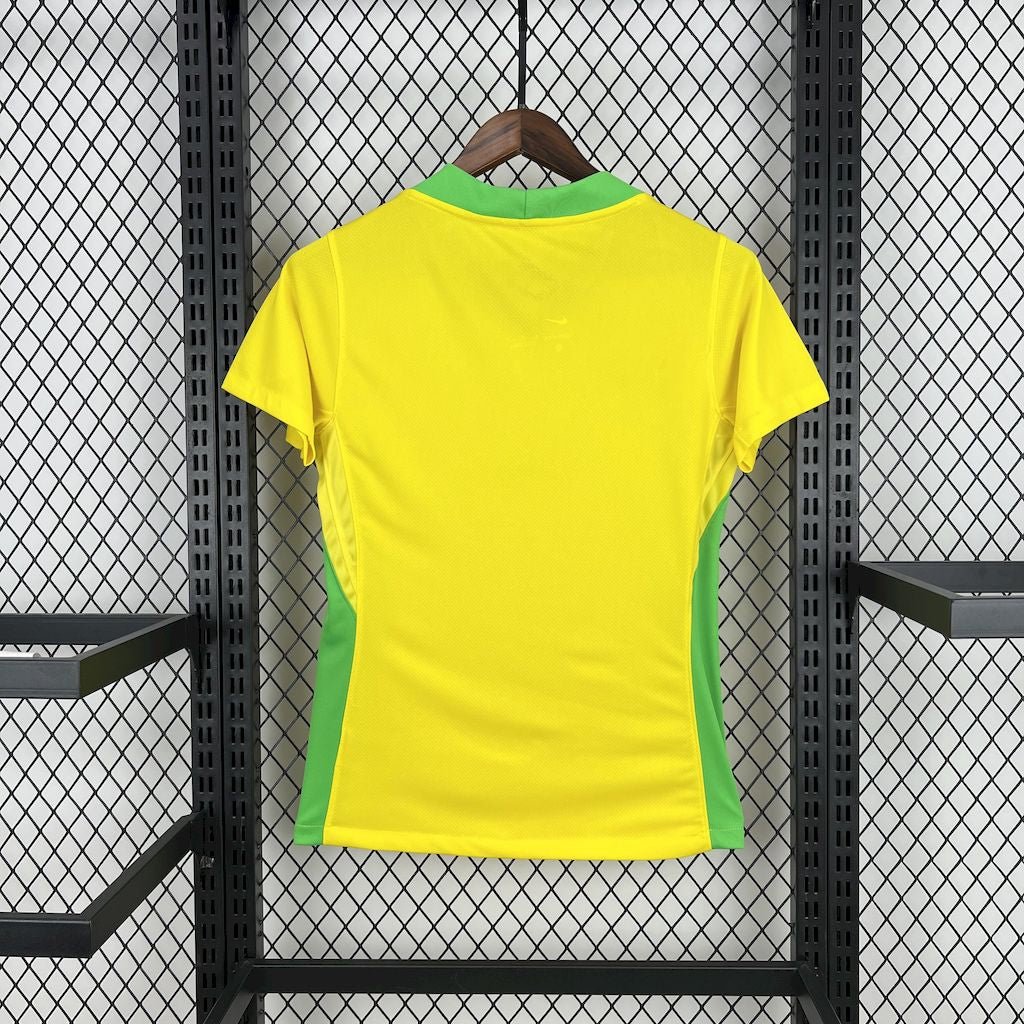 CAMISETA PRIMERA EQUIPACIÓN BRASIL F 2025 VERSIÓN FEMENINA - Imagen 6