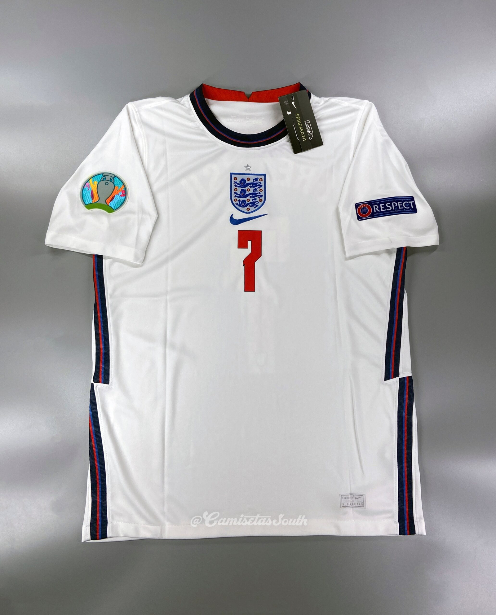 CAMISETA PRIMERA EQUIPACIÓN INGLATERRA 2020 VERSIÓN FAN - Imagen 2