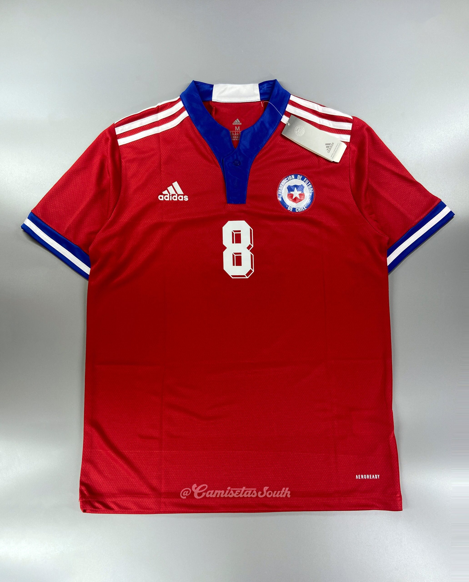 CAMISETA PRIMERA EQUIPACIÓN CHILE 2021 VERSIÓN FAN - Imagen 4